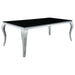 5 Piece Rectangular Dining Set With Upholstered Chairs - Black Furniture Max