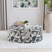 St. Helena - Oval Storage Ottoman With Removable Top - Indigo Furniture Max