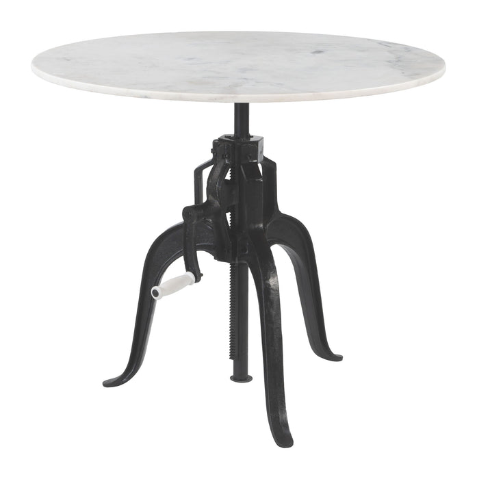Mufid - Bistro Table - White & Black Zuo Modern