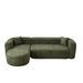 L - Shape Boneless Cloud Couch With 2 Throw Pillows For Living Room Home Essentials