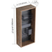Wall Mounted Storage Cabinet With 4 Diy Accessories - Imitative Oak Home Essentials