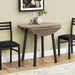 3 Pieces Dining Table Set, Small, Drop Leaf, Contemporary & Modern 8th Street