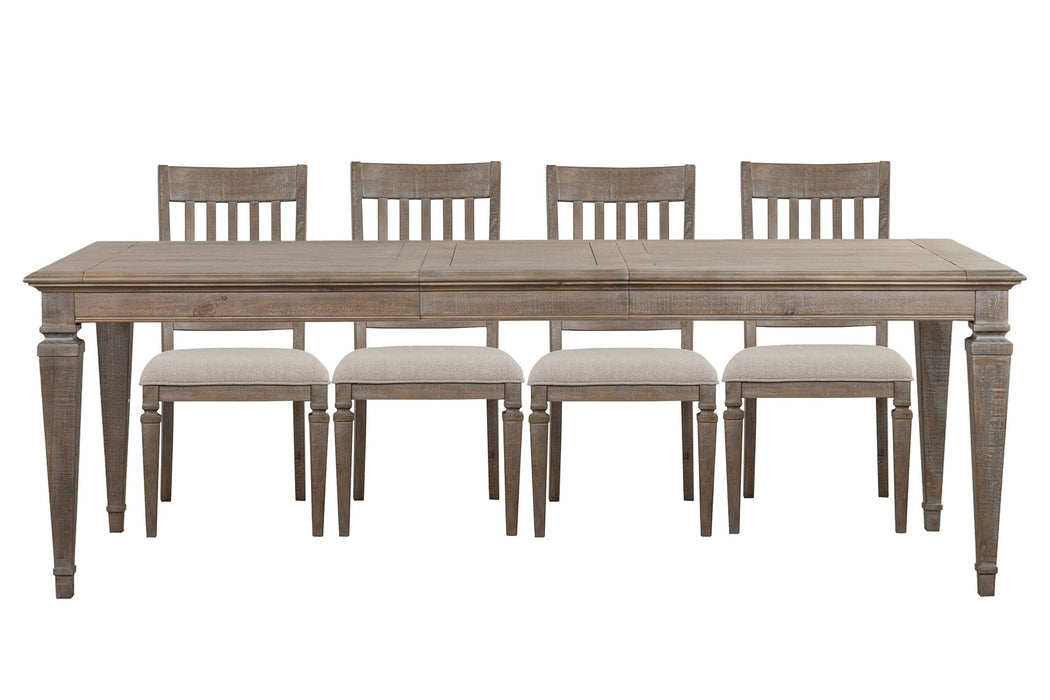 Lancaster - 5 Piece Extendable Rectangular Dining Table Set Magnussen Furniture