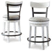 Valebeck - Full Back Swivel Stool Signature Design by Ashley®