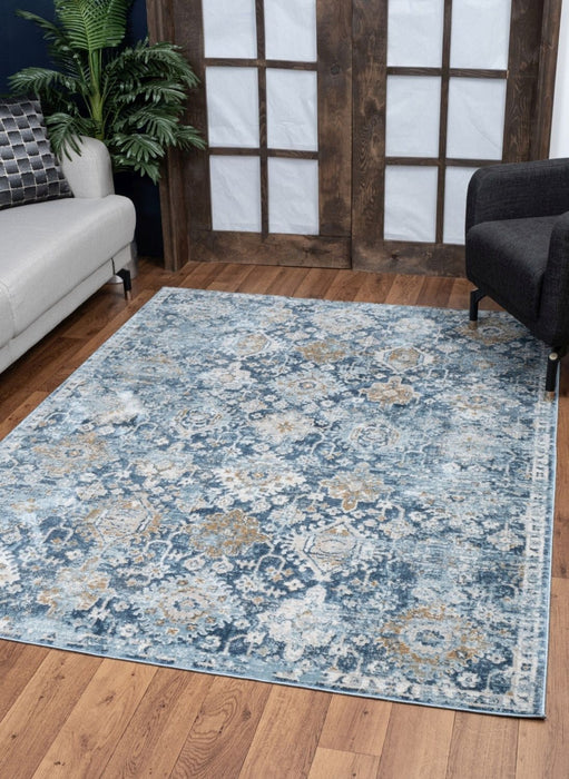 Noble - 5'3" X 7'3" Area Rug - Blue