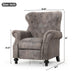 Modern Manual Push Back Recliner Chair Noble House