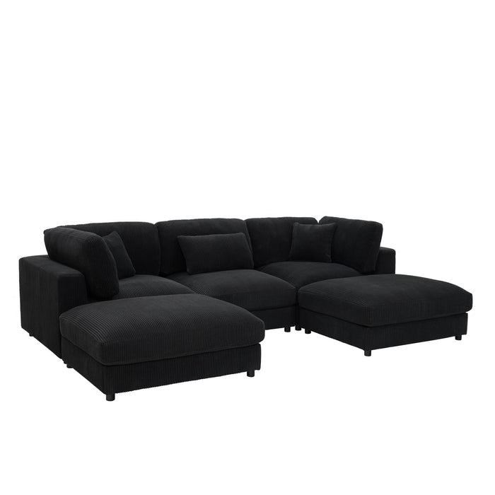 Modular Sectional & Custom Configuration, Toss Pillows Home Essentials