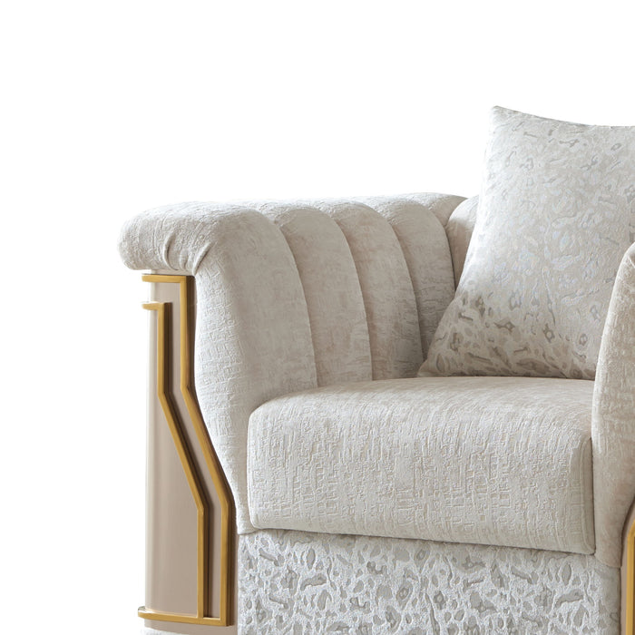 Chateau - Chair - Cream / Brown Matrix Furniture Group