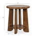 Tanner - Round End Table - Tawny Brown Magnussen Furniture