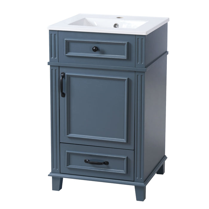 Bathroom Vanity With Sink, Drawer & Soft Closing Door Hearth and Haven