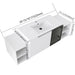 Wall Mounted Bathroom Vanity With Sink, Cabinet & Half Door Home Essentials
