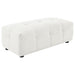 Sooke - Rectangular Ottoman - Off White Furniture Max