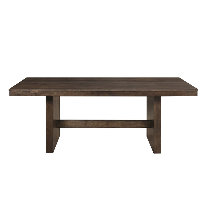Kody - Rectangle Dining Table Base - Dark Walnut