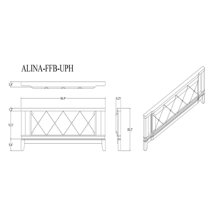 Adalid - Contemporary Bed With LED Lights Global Furniture USA