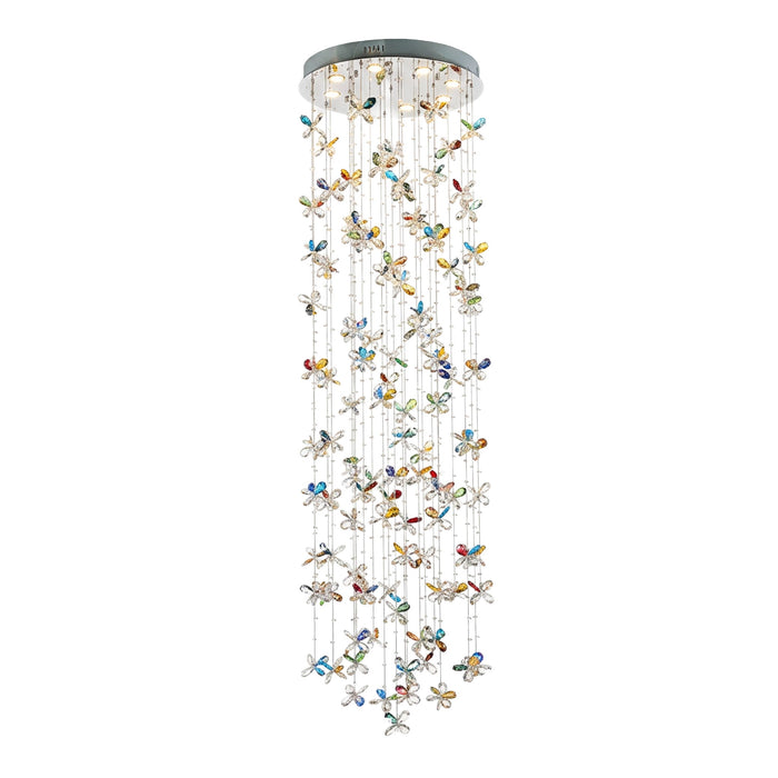 Michael Amini Lighting - Wings Of Color Crystal LED Chandelier - Clear Michael Amini