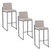 Fuji - Contemporary High Back Barstool Elegant Design Lumi Source