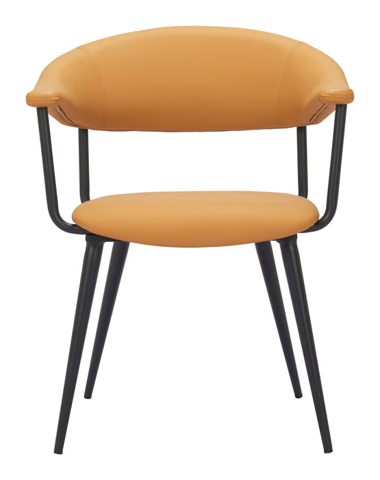 Sima - Dining Chair - Brown Zuo Modern
