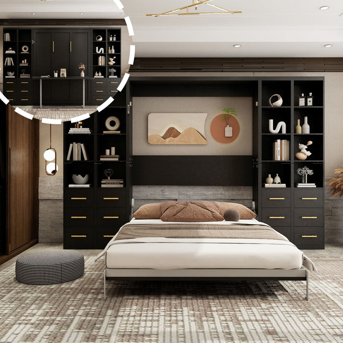 Multifunctional Vertical Murphy Wall Bed Home Essentials