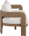 Sandbay - Olefin Water Resistant Fabric And Wicker Outdoor Patio Sofa Meridian Furniture