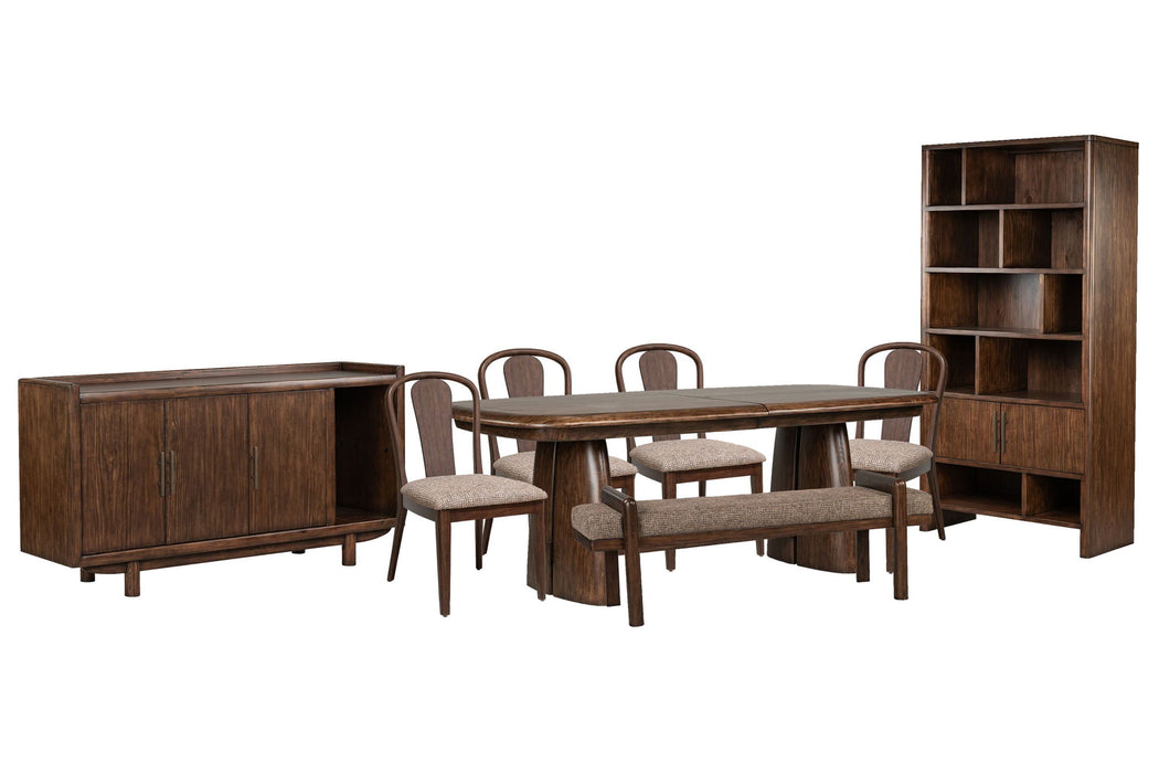 Belville - Extendable Trestle Dining Table Set Magnussen Furniture