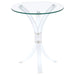 Bailey - Round Top Side Table - Clear Furniture Max