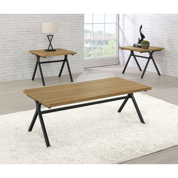 3 Piece Occasional Set, Coffee Table And 2 End Tables - Brown Furniture Max