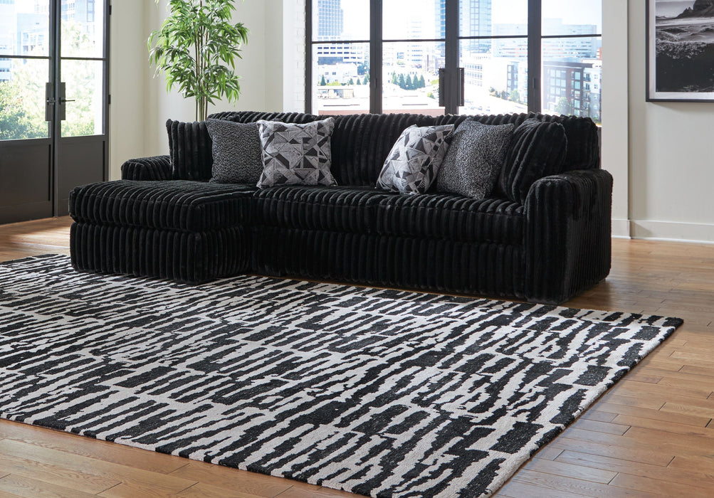 Midnight-Madness - 2 Piece Sectional Signature Design by Ashley®