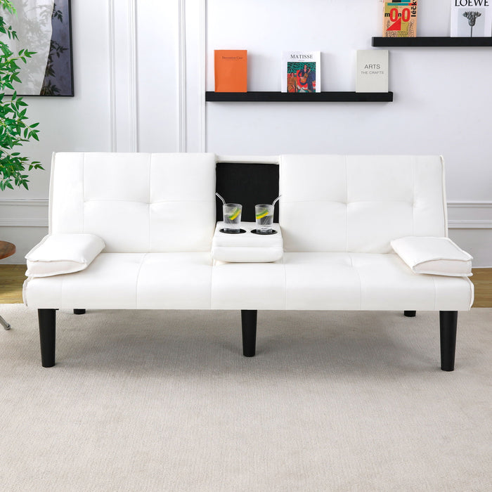 Sofa Bed With Foldable Design And Cup Holder Home Essentials