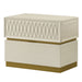 Stanley - 2 Drawer Nightstand With Crocodile Texture - Gray Matrix Furniture Group