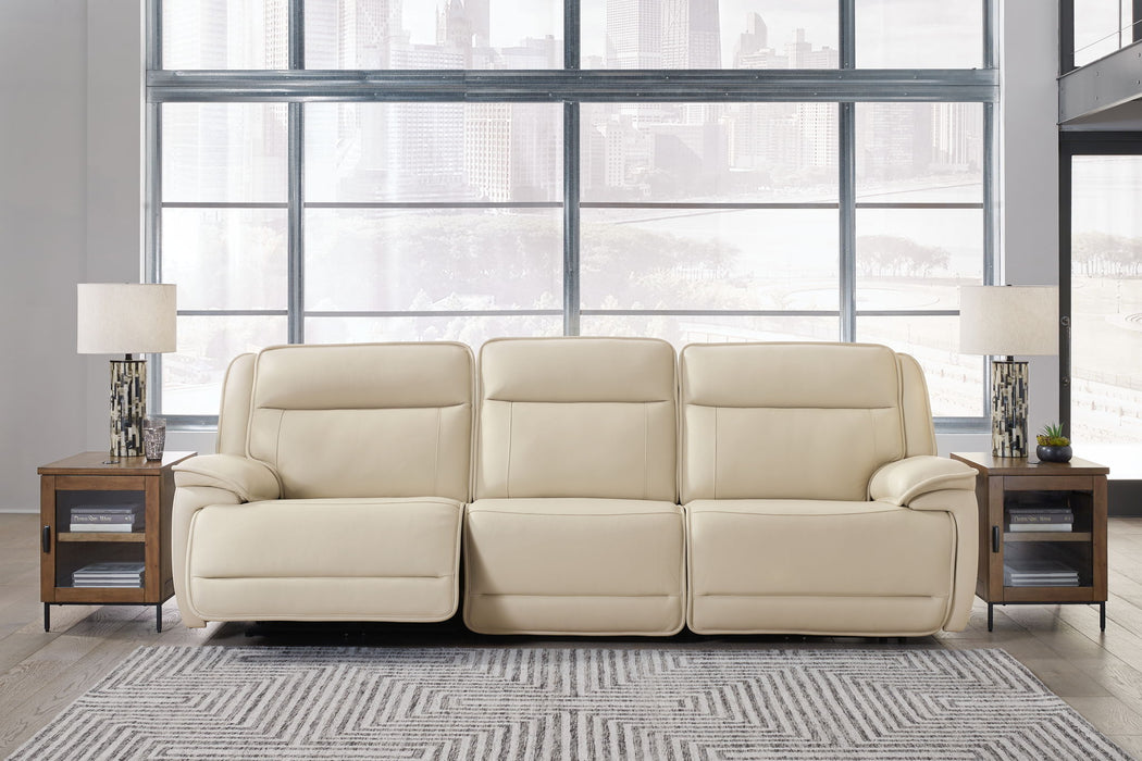 Double Deal - 3-Piece Power Reclining Sofa Sectional - Almond Signature Design by Ashley®