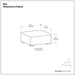 Rex - Ottoman Simpli-Home