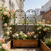 Metal Garden Trellis Rustproof Trellis For Climbing Plant Outdoor Flower Support Daily Nest