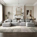 U-Shaped Sectional Sofa With Chaise Lounge And Cup Holders Home Essentials