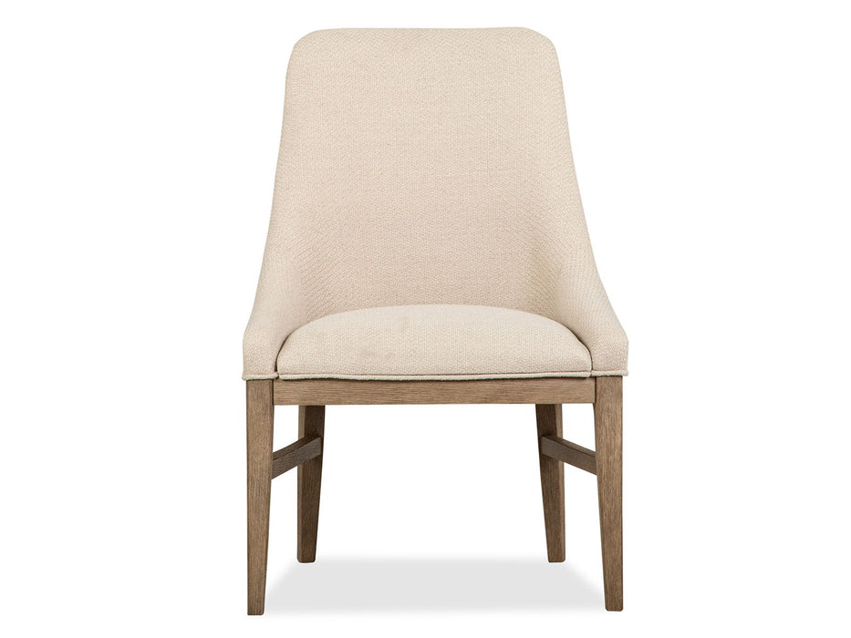 Tristan - Upholstered Arm Chair (Set of 2) - Swiss Coffee Magnussen Furniture