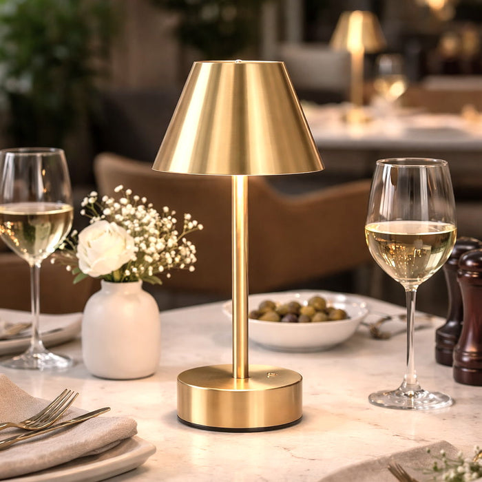 Elegance Rechargeable LED Table Lamp LED Touch Switch Ashcroft Furniture