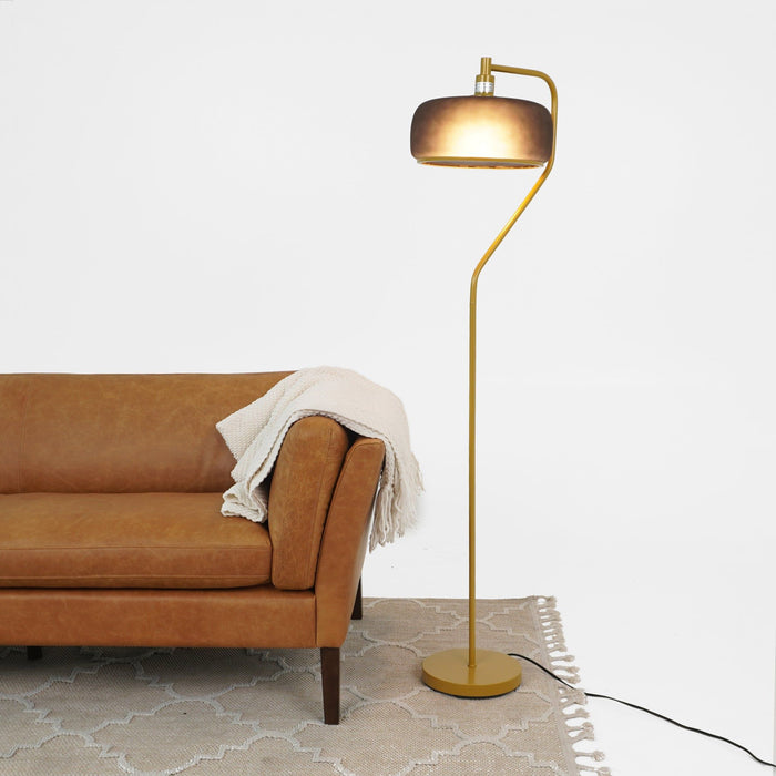 Astris - Floor Lamp, 110 - 120V - Gold Ashcroft Furniture