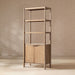 Nolan - Bookcase With Lower Cabinet - Natural Jennifer Taylor Home