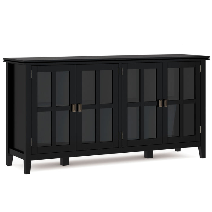 Artisan - Handcrafted Wide 4 Door Storage Cabinet Simpli-Home