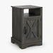 Farmhouse Nightstand, Charging Station & Storage Home Essentials
