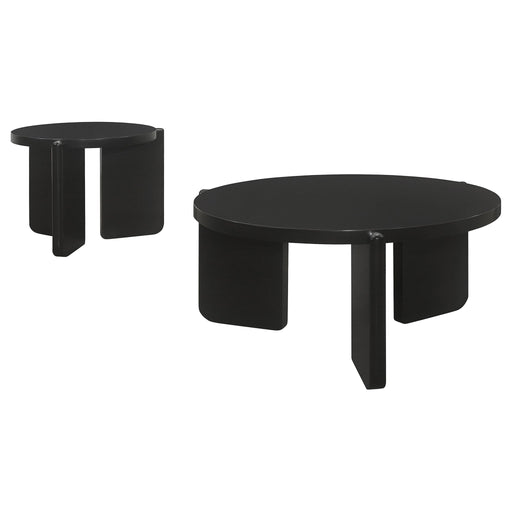 Lansing - 2 Piece Coffee And End Table Set - Black Furniture Max