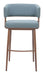 Poise - Barstool - Blue Zuo Modern