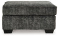 Lonoke - Ottoman - Gunmetal Signature Design by Ashley®