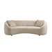 Curved 3 Seater Sofa, Long Living Room Couch Home Essentials