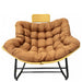 Oversized Papasan Rocking Chair Outdoor With Thick Cushion Home Essentials