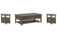 Paxton Place - Rectangular Caster Cocktail Table Set Magnussen Furniture