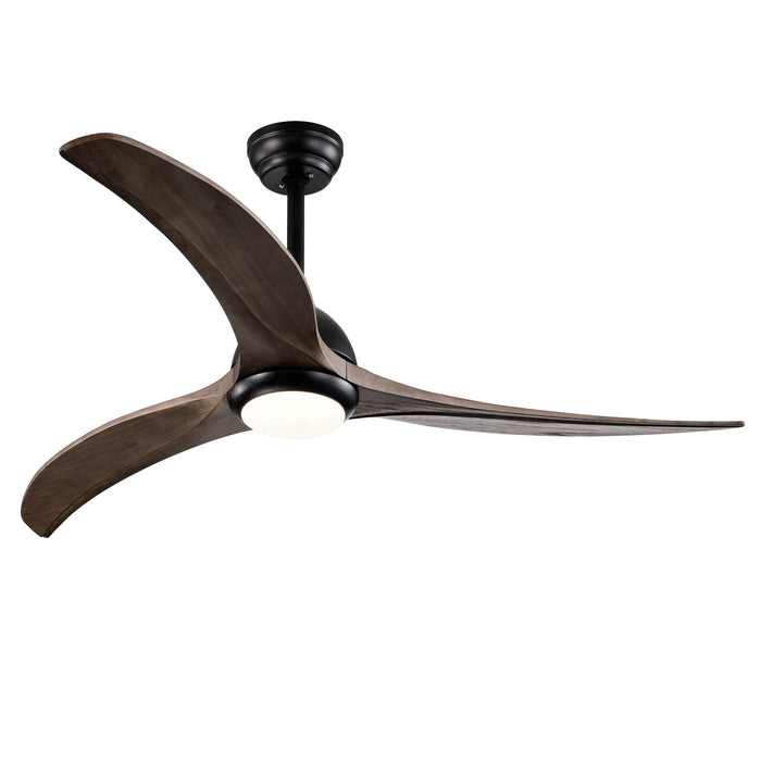 Indoor Outdoor Ceiling Fan With Light With Remote Control, Noiseless Reversible Motor, 6 Speed, 3 Color