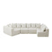 L - Shaped Modular Sofa With Deep Seat And 11 Pillows Home Essentials