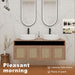 Bathroom Vanity & Art Sink, 2 Soft Close Doors, Float Mounting Design Home Essentials