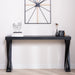 Console Table With Crossed Legs For Hallway - Black Home Essentials