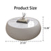 Drum Shaped Coffee Table Home Essentials